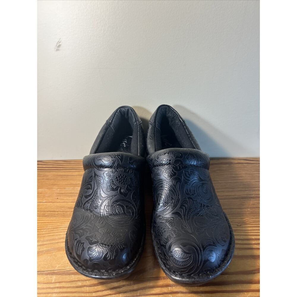 B.O.C. Black Platform Mule Slides Shoes Women's Size 7 - Picture 2 of 8